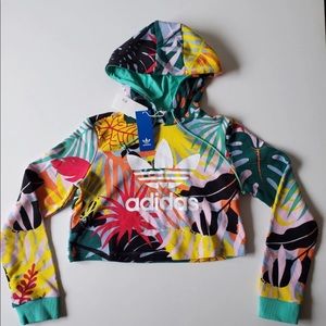 Adidas cropped hoodie